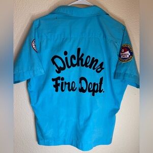 Dickens Fire Dept. Blue Shirt